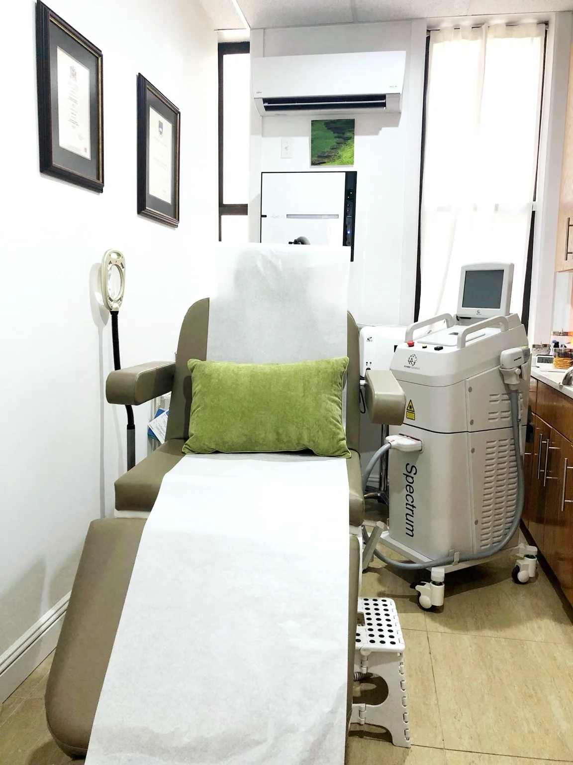 Treatment room at Koru Wellness Aesthetics